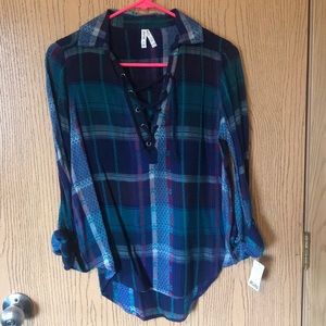 Mudd Flannel! NEVER WORN WITH TAGS!!